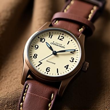 Stature Heritage Leather Strap Watch